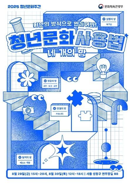 2025 청년문화주간 <청년문화사용법: 네 개의 방>